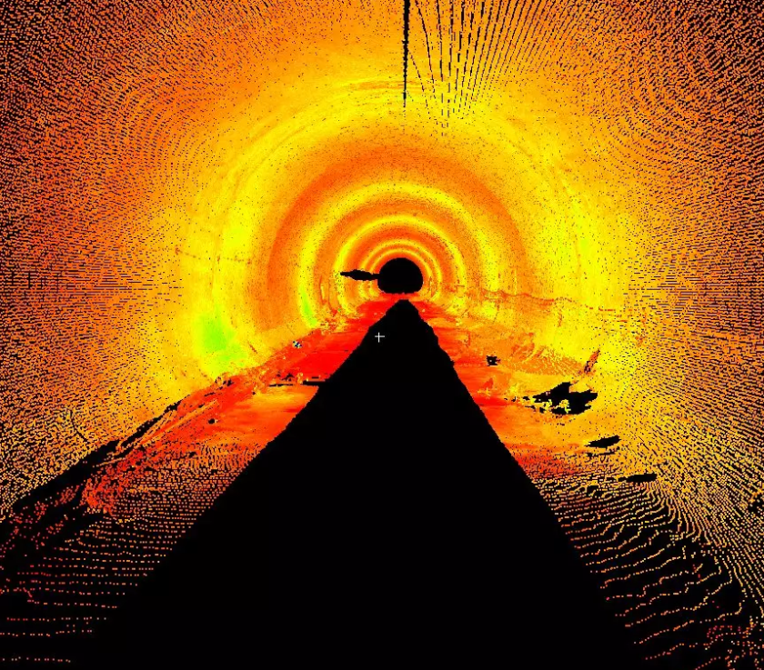 刪除通風管、人員走動等噪聲點云 刪除通風管、人員走動等噪聲點云